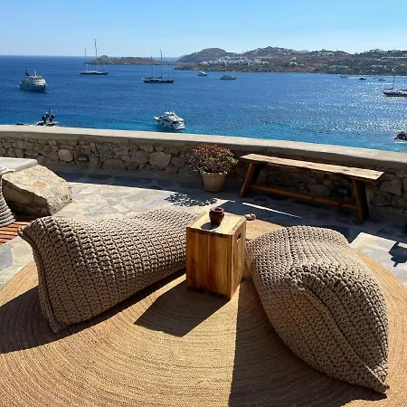 شقة Beachfront Mykonos أورنوس